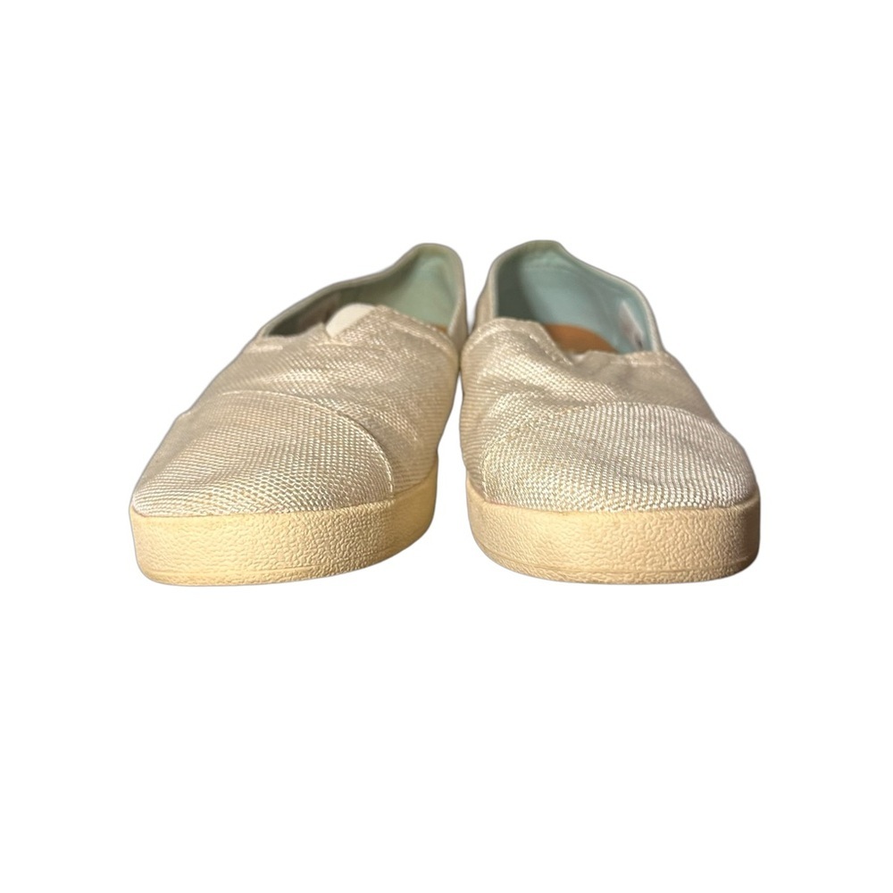 TOMS Beige Avalon Slip On Shoes Women Size 9 - Picture 6 of 10